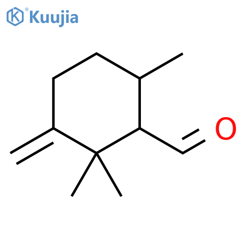 Cyclohexanecarboxaldehyde, 2,2,6-trimethyl-3-methylene- structure