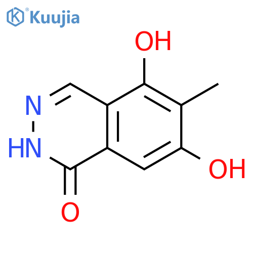 5,7-dihydroxy-6-methyl-1(2H)-Phthalazinone structure