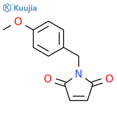 1-(4-Methoxyphenyl)methylpyrrole-2,5-dione structure