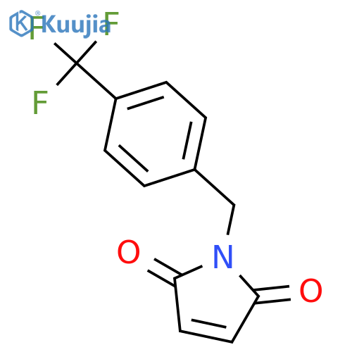1H-Pyrrole-2,5-dione,1-[[4-(trifluoromethyl)phenyl]methyl]- structure