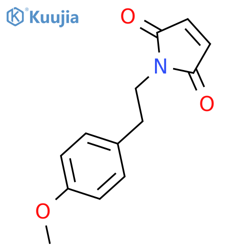 1-2-(4-methoxyphenyl)ethyl-2,5-dihydro-1H-pyrrole-2,5-dione structure