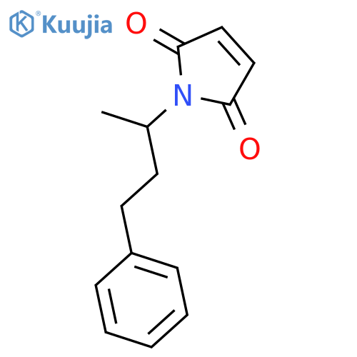 1H-Pyrrole-2,5-dione, 1-(1-methyl-3-phenylpropyl)- structure