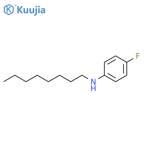 Benzenamine, 4-fluoro-N-octyl- structure