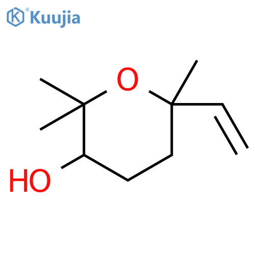 6-Ethenyl-2,2,6-trimethyloxan-3-ol structure