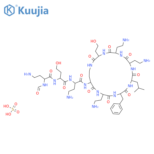 Polymyxin B sulfate structure