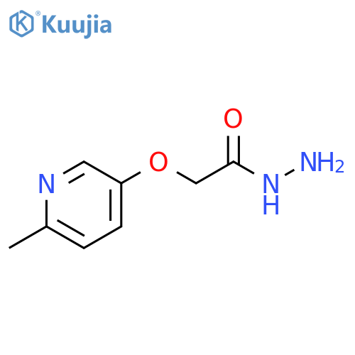 2-[(6-methylpyridin-3-yl)oxy]acetohydrazide structure