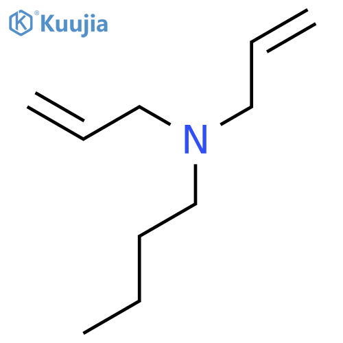 1-Butanamine, N,N-di-2-propenyl- structure