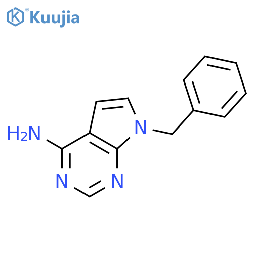7-Benzyl-7H-pyrrolo[2,3-d]pyrimidin-4-amine structure
