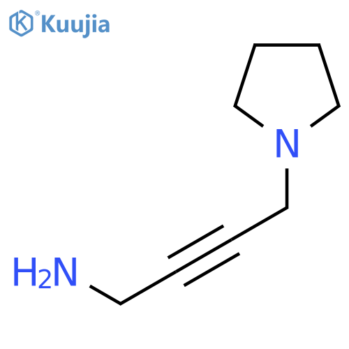 4-(pyrrolidin-1-yl)but-2-yn-1-amine structure