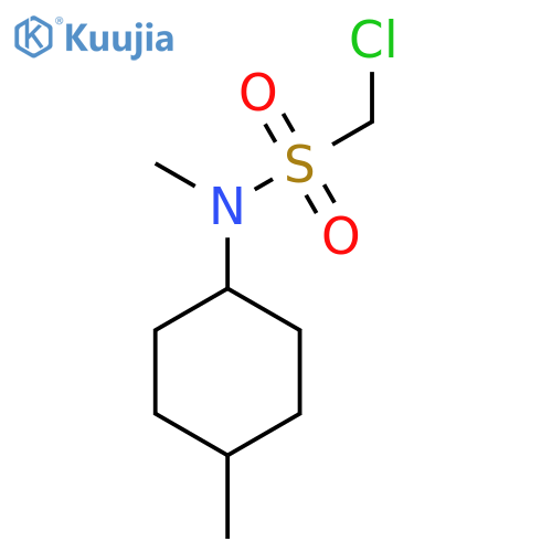 1-Chloro-n-methyl-n-(4-methylcyclohexyl)methanesulfonamide structure
