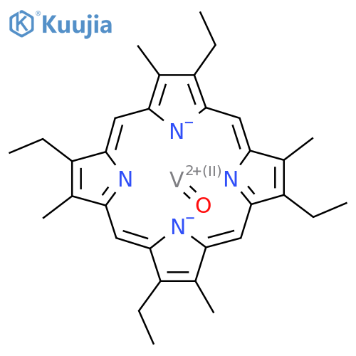Vanadium, oxo[2,7,12,17-tetraethyl-3,8,13,18-tetramethylporphinato(2-)]- structure