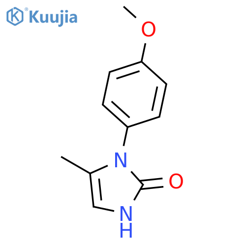 1-(4-methoxyphenyl)-5-methyl-2,3-dihydro-1H-imidazol-2-one structure