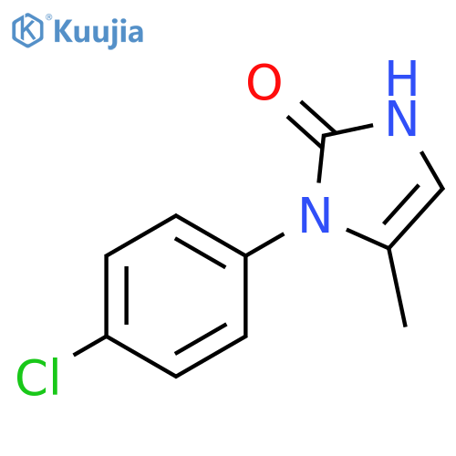 1-(4-chlorophenyl)-5-methyl-2,3-dihydro-1H-imidazol-2-one structure