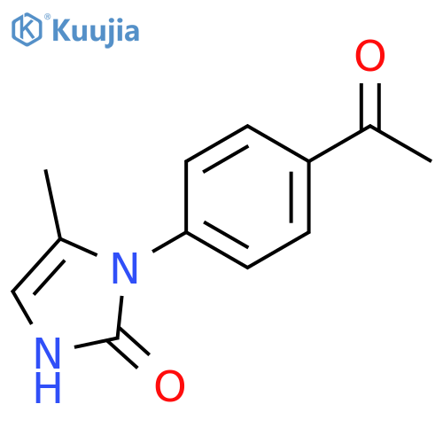 1-(4-acetylphenyl)-5-methyl-2,3-dihydro-1H-imidazol-2-one structure