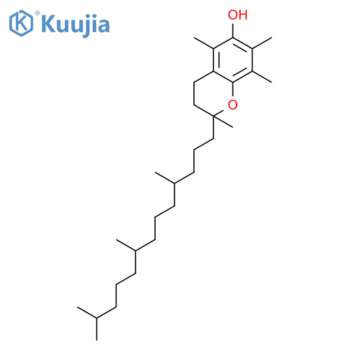 2,5,7,8-Tetramethyl-2-(4,8,12-trimethyltridecyl)chroman-6-ol structure