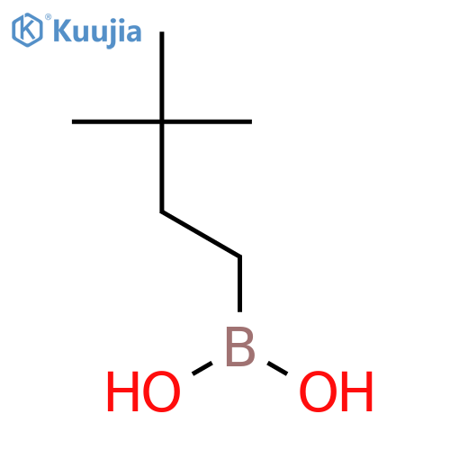 (3,3-dimethylbutyl)boronic acid structure