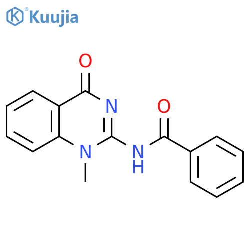 Benzamide, N-(1,4-dihydro-1-methyl-4-oxo-2-quinazolinyl)- structure