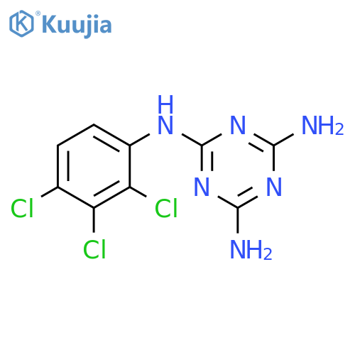 1,3,5-Triazine-2,4,6-triamine, N-(2,3,4-trichlorophenyl)- structure
