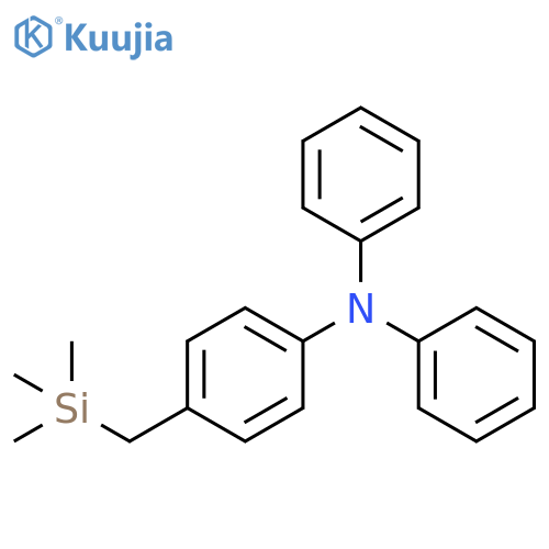 Benzenamine, N,N-diphenyl-4-[(trimethylsilyl)methyl]- structure