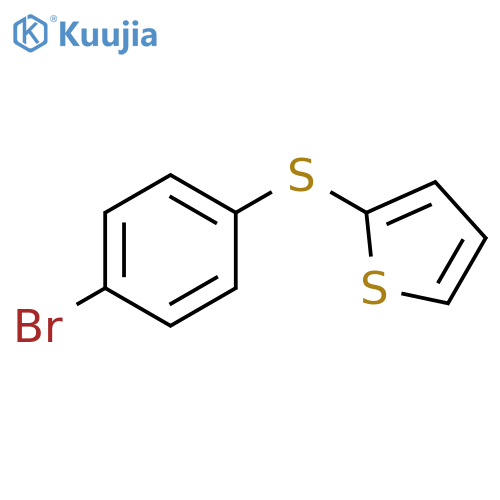 Thiophene, 2-[(4-bromophenyl)thio]- structure