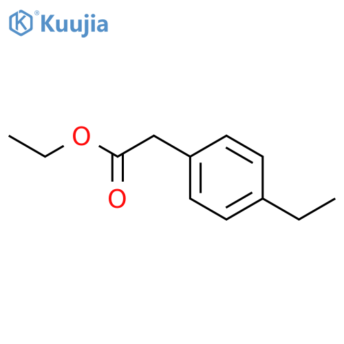 Ethyl 2-(4-ethylphenyl)acetate structure