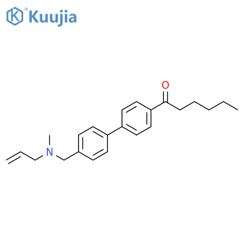 1-Hexanone, 1-[4'-[(methyl-2-propenylamino)methyl][1,1'-biphenyl]-4-yl]- structure