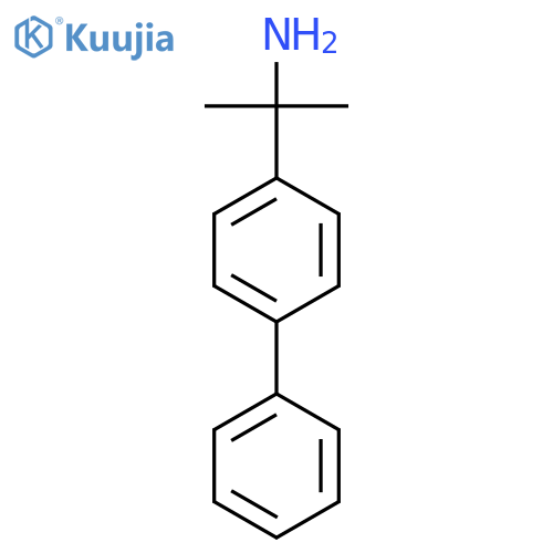 2-(4-phenylphenyl)propan-2-amine structure