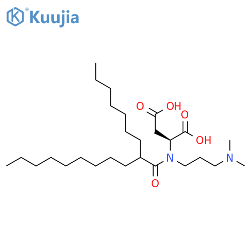 L-Aspartic acid, N-[3-(dimethylamino)propyl]-N-(2-heptyl-1-oxoundecyl)- structure