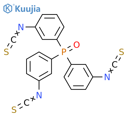 Phosphine oxide, tris(3-isothiocyanatophenyl)- structure