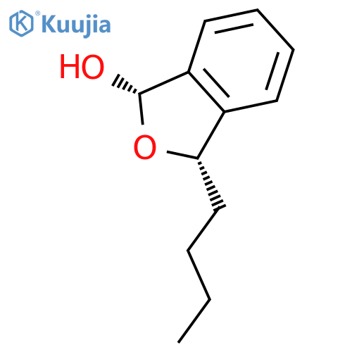 1-Isobenzofuranol, 3-butyl-1,3-dihydro-, (1S-cis)- structure