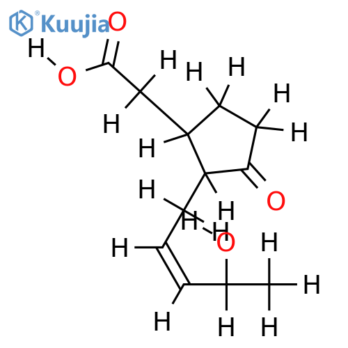 (11R)-(-)-hydroxyjasmonic acid structure