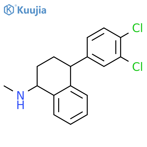 4-(3,4-Dichlorophenyl)-N-methyl-1,2,3,4-tetrahydronaphthalen-1-amine structure