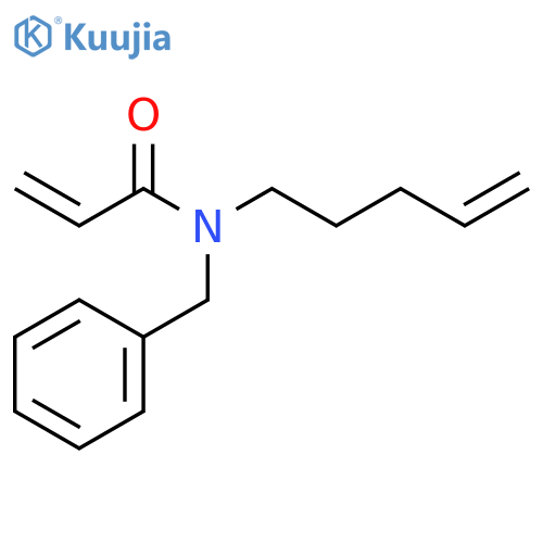 2-Propenamide, N-4-pentenyl-N-(phenylmethyl)- structure