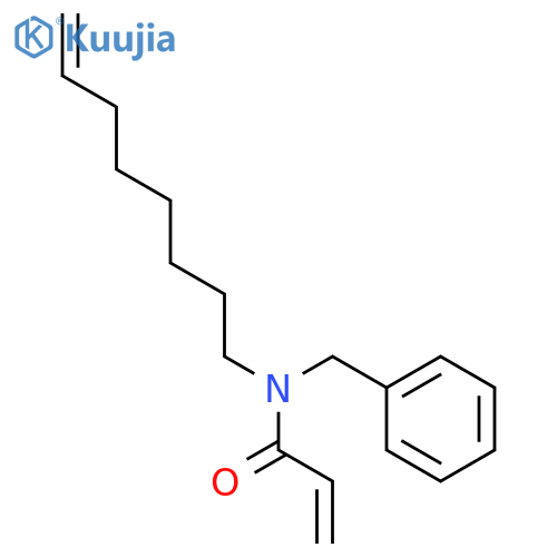 2-Propenamide, N-7-octenyl-N-(phenylmethyl)- structure