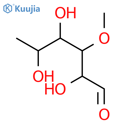 L-Galactose,6-deoxy-3-O-methyl- structure