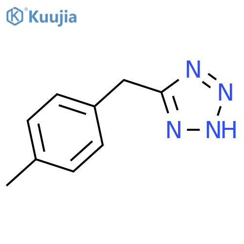 5-(4-methylphenyl)methyl-2H-1,2,3,4-tetrazole structure