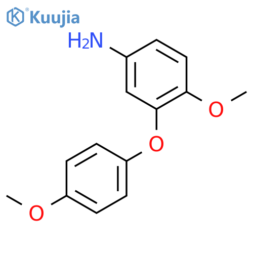 4-Methoxy-3-(4-methoxyphenoxy)aniline structure