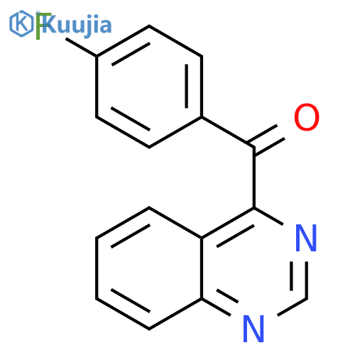 Methanone, (4-fluorophenyl)-4-quinazolinyl- structure