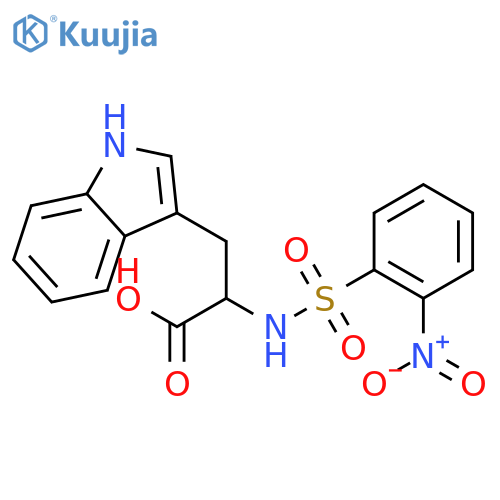 D-Tryptophan, N-[(2-nitrophenyl)sulfonyl]- structure