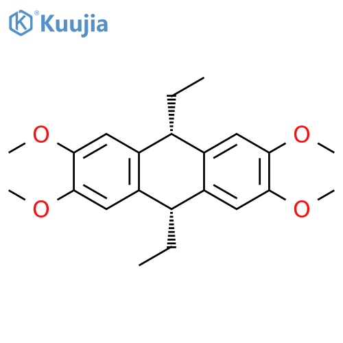 Anthracene, 9,10-diethyl-9,10-dihydro-2,3,6,7-tetramethoxy-, cis- structure