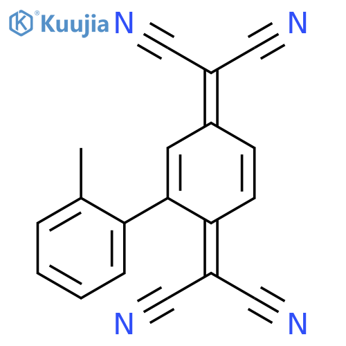 Propanedinitrile,2,2'-[2-(2-methylphenyl)-2,5-cyclohexadiene-1,4-diylidene]bis- structure