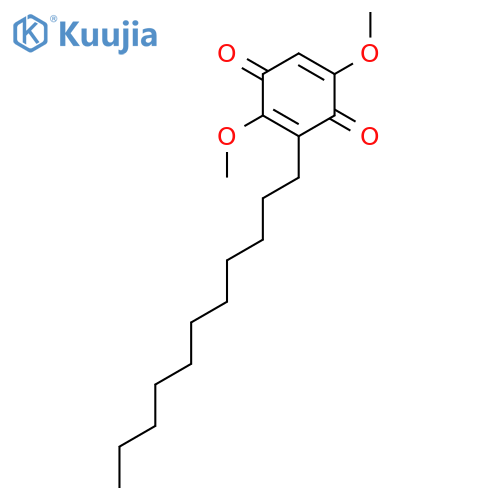 2,5-dimethoxy-3-undecyl-1,4-benzoquinone structure