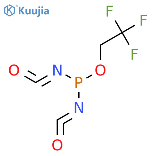 Phosphorodiisocyanatidous acid, 2,2,2-trifluoroethyl ester structure