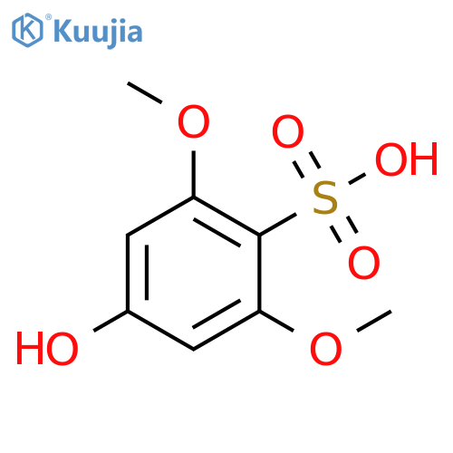 Benzenesulfonic acid, 4-hydroxy-2,6-dimethoxy- structure