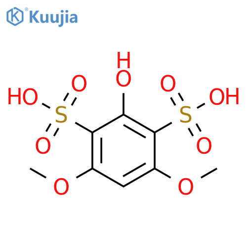 1,3-Benzenedisulfonic acid, 2-hydroxy-4,6-dimethoxy- structure