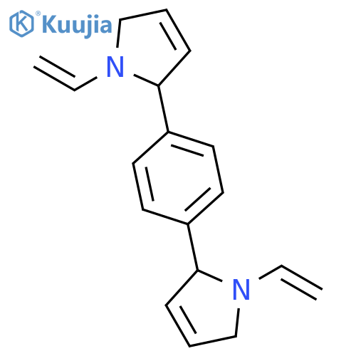 1H-Pyrrole, 2,2'-(1,4-phenylene)bis[1-ethenyl-2,5-dihydro- structure