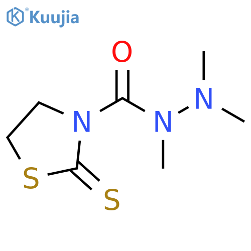 3-Thiazolidinecarboxylic acid, 2-thioxo-, trimethylhydrazide structure