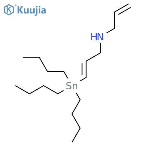 2-Propen-1-amine, N-2-propenyl-3-(tributylstannyl)-, (Z)- structure