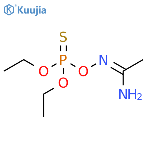 Ethanimidamide, N'-[(diethoxyphosphinothioyl)oxy]-, (Z)- structure
