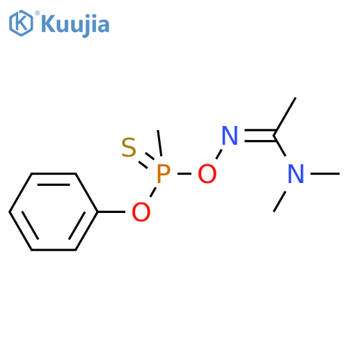 Ethanimidamide,N,N-dimethyl-N'-[(methylphenoxyphosphinothioyl)oxy]-, (Z)- structure